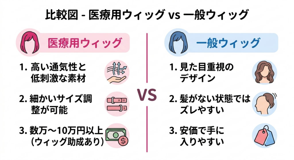 ウィッグの費用と保険・助成金制度の活用に関する情報