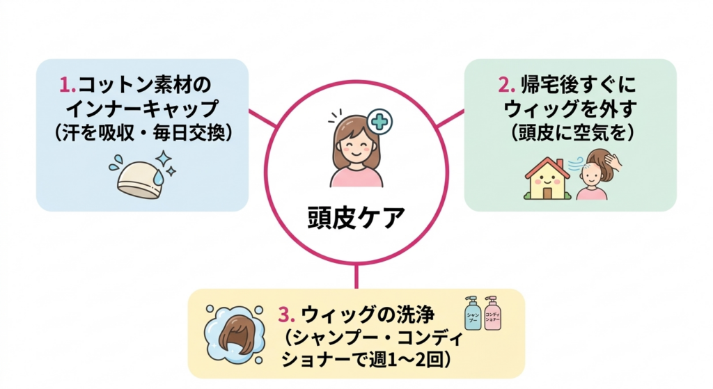 ウィッグのお手入れ方法 — 洗浄と保管のポイント